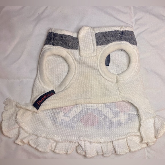 ☠️BRET MICHAELS☠️THERMAL SKULL & ROSES ROCKER RUFFLE HEM DRESS🌹 - Picture 2 of 5